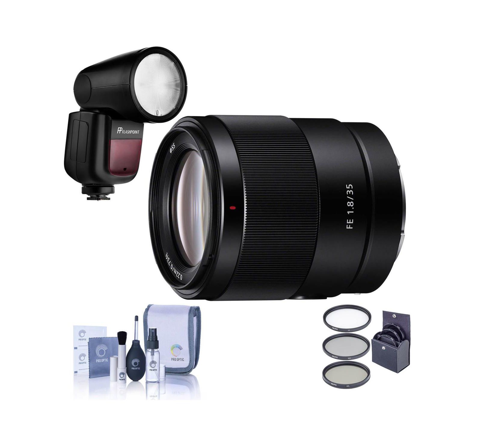 Лёгкий объектив Sony FE 35mm f/1.8 с большой апертурой для креплений Sony E