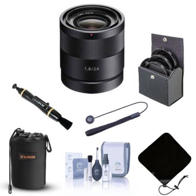 Sony Sonnar T E 24mm f/1.8 ZA Lens for Sony E with Accessories Kit