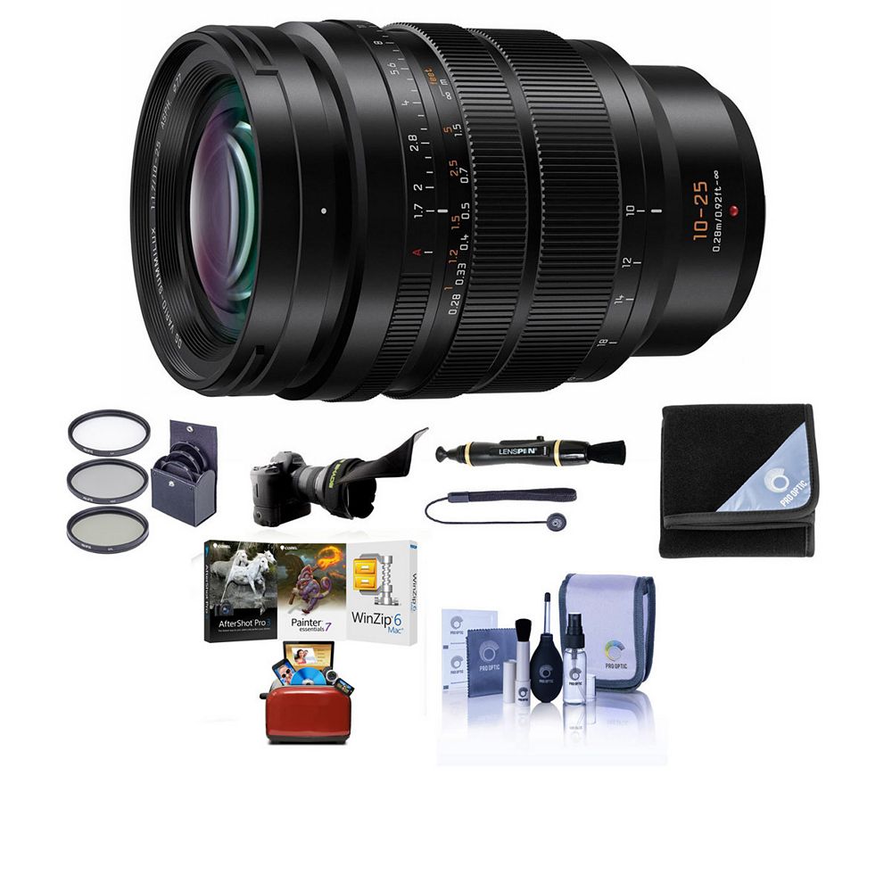 Panasonic Leica DG Vario-Summilux 25-50mm f/1.7 объектив, MFT с набором фильтров 77mm