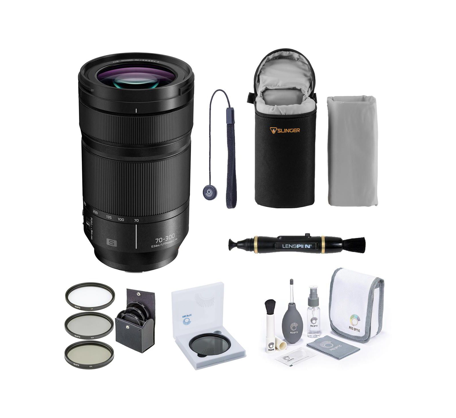 Объектив Panasonic LUMIX S 70-300mm f/4.5-5.6 для L Mount с комплектом фильтров