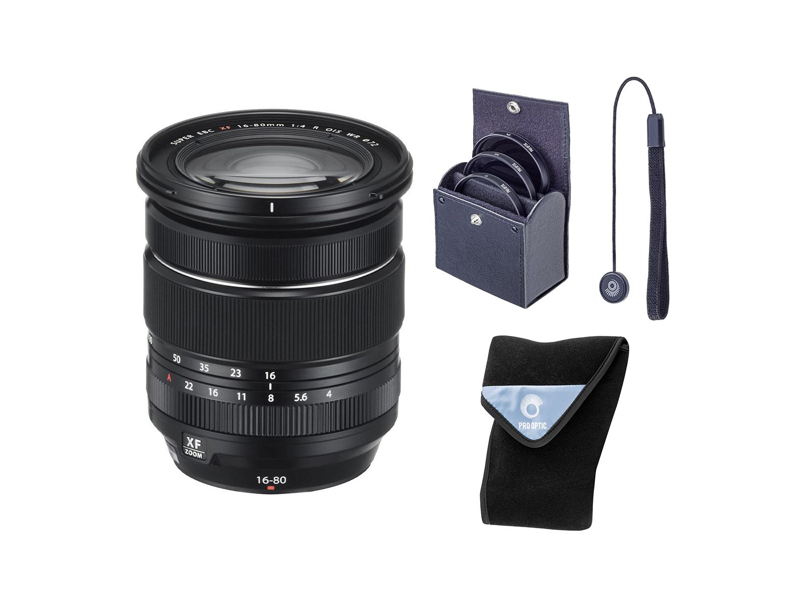 Объектив Fujifilm XF 16-80mm f/4.0 R OIS WR с комплектом фильтров и чехлом