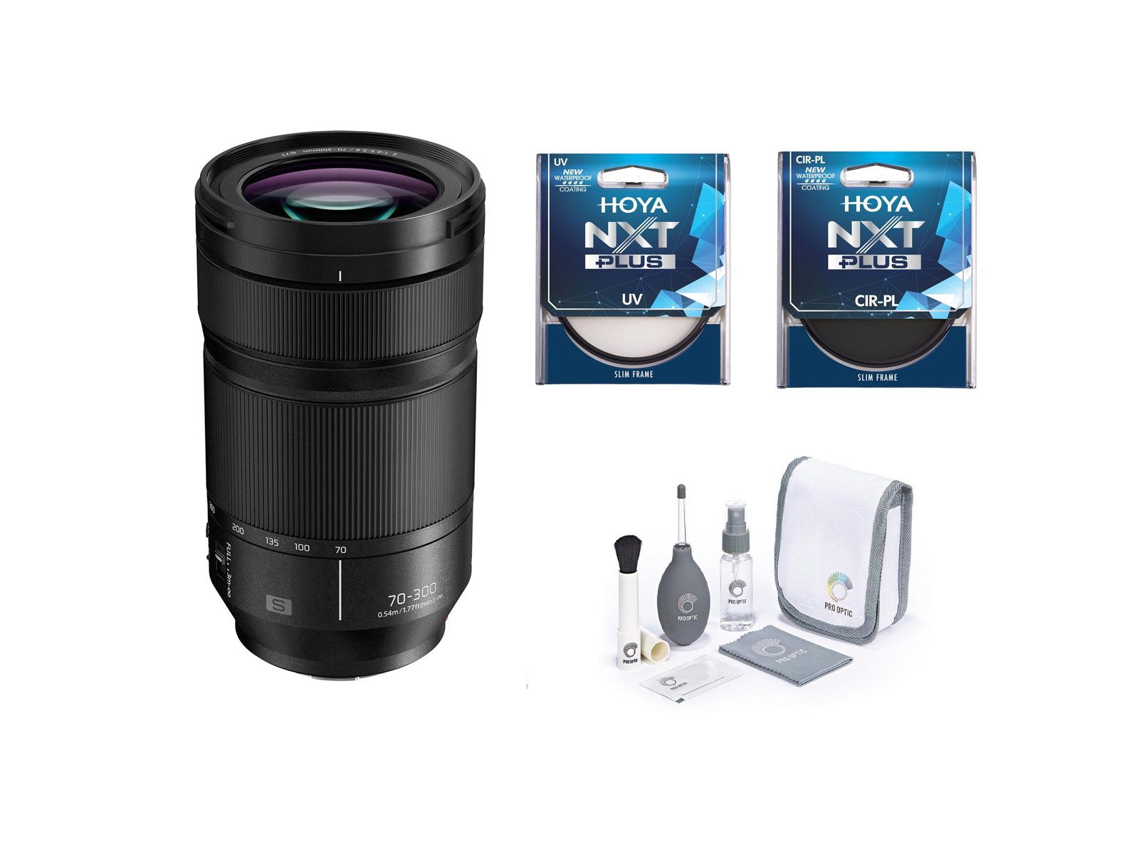 Объектив Panasonic LUMIX S 70-300mm f/4.5-5.6 для байонета L с набором фильтров 77 мм