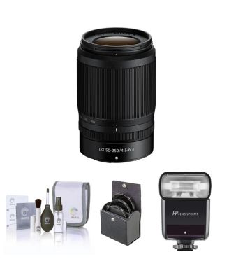 Объектив Nikon NIKKOR Z DX 50-250mm f/4.5-6.3 VR с комплектом вспышки и фильтров