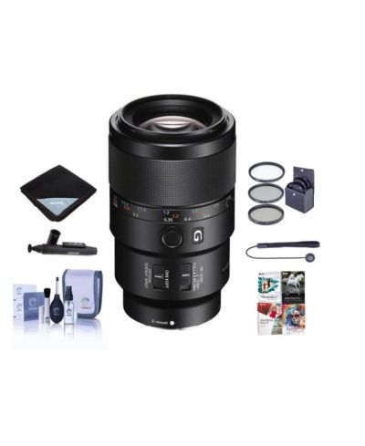 Sony FE 90mm f/2.8 Macro G OSS Lens - with Free Pc Accessory Bundle