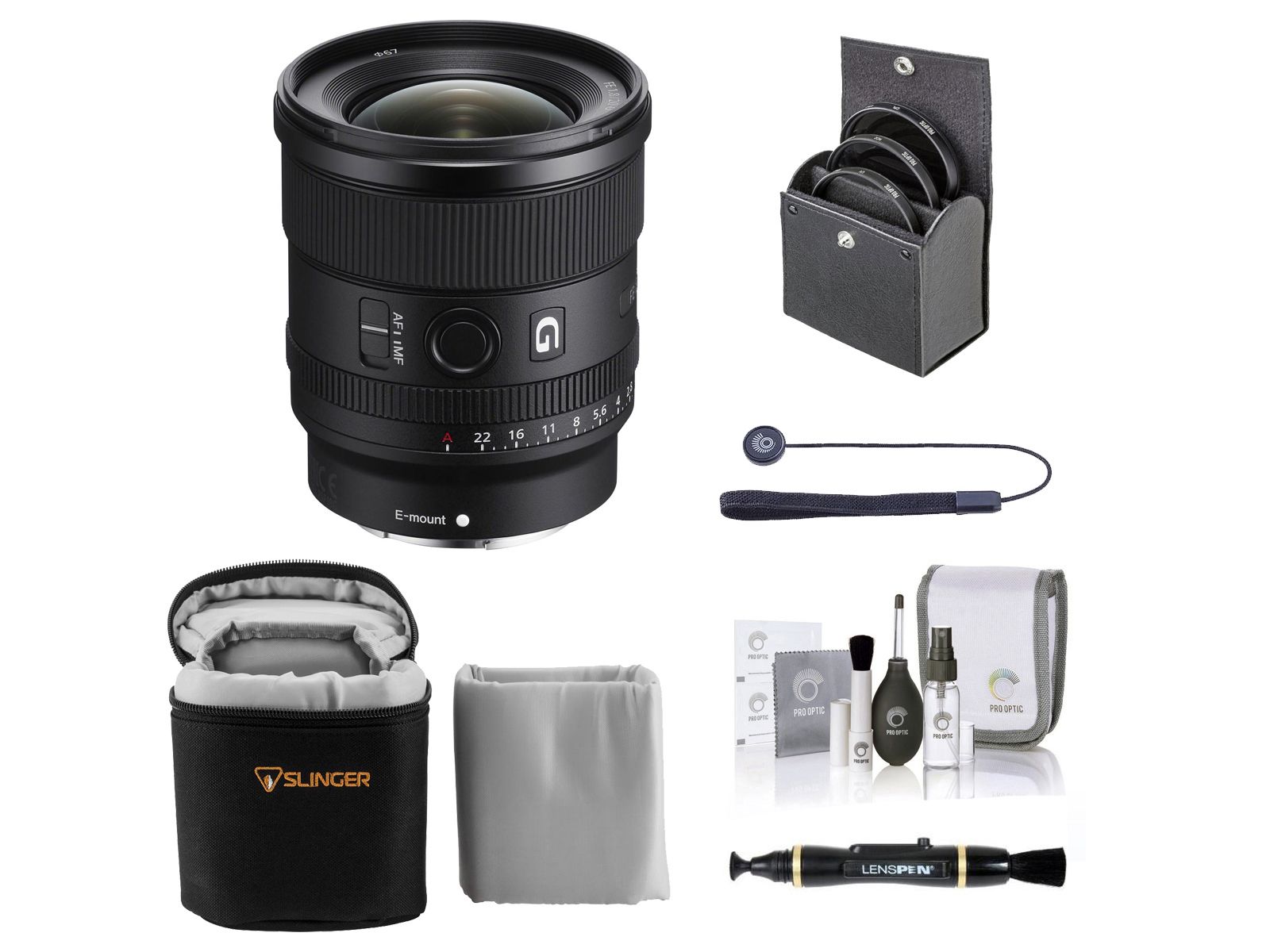 Sony FE 20mm f/1.8 G Ultra-Wide Camera Lens for Sony E-Mount