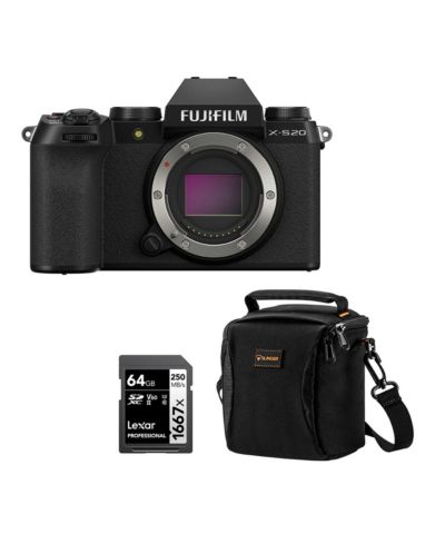 Fujifilm X-S20 26.1MP 4K Video 5-Axis Image Stabilization Mirrorless Camera