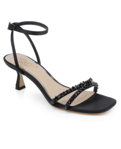 Jewel Badgley Mischka Women's Nayla Kitten Heel Dress Sandals