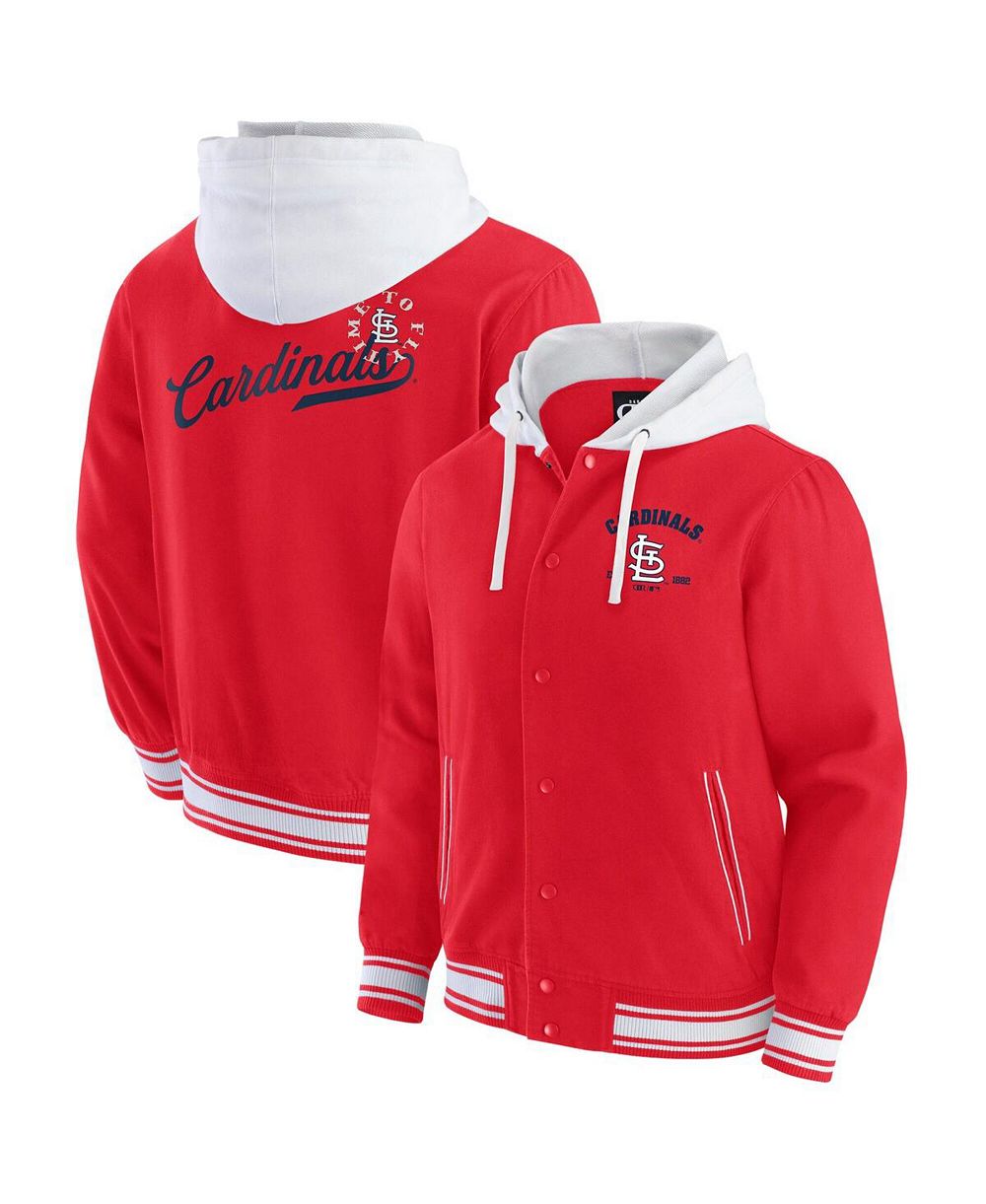 Мужская куртка Fanatics Red St. Louis Cardinals Full-Snap Hooded