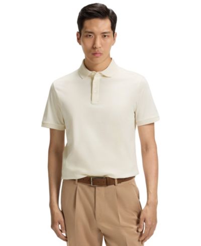 BOSS by Hugo Boss Men's Regular-Fit Mercerized Cotton Polo Shirt