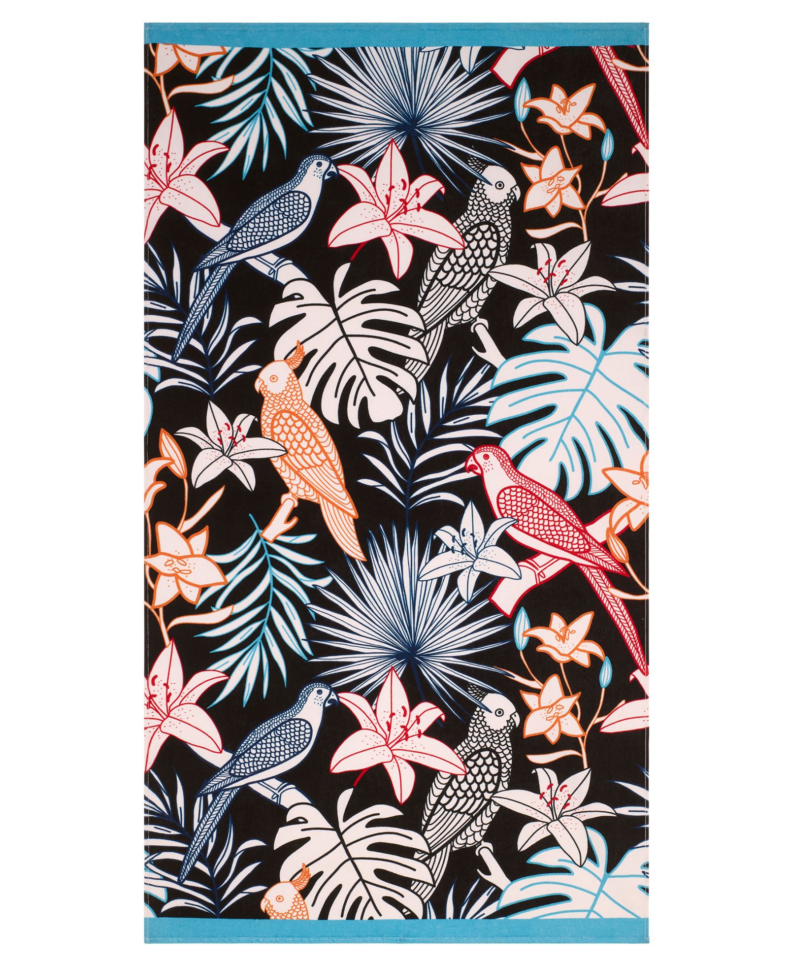 IZOD Paradise Bird Cotton Beach Towel 70" x 40"