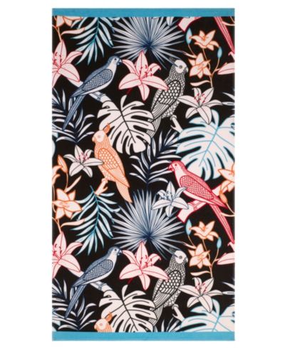 IZOD Paradise Bird Cotton Beach Towel 70" x 40"