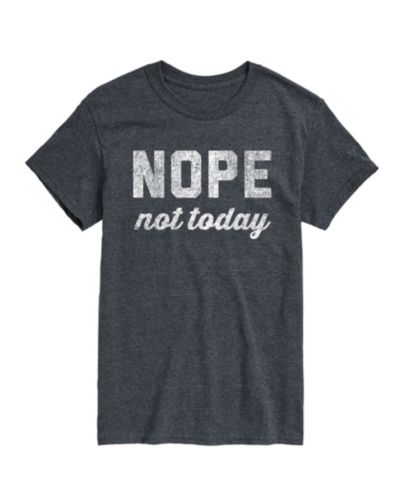 AIRWAVES Men's Nope Not Today Short Sleeve T-Shirt