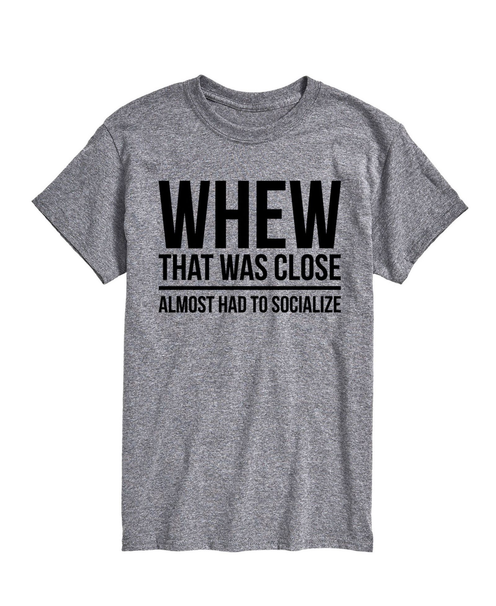 AIRWAVES Men’s Almost Had to Socialize Short Sleeve T-Shirt