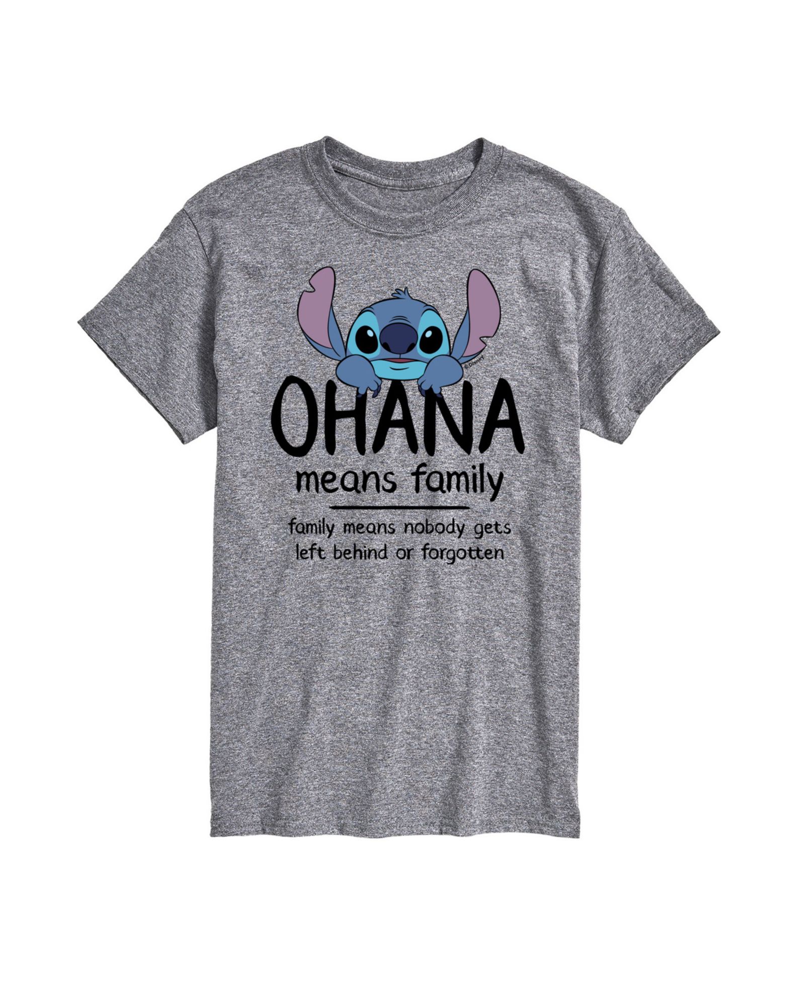 Футболка AIRWAVES Men's Lilo Stitch Ohana Means Family с коротким рукавом