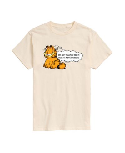 AIRWAVES Мужская футболка Garfield Always Right с коротким рукавом Black