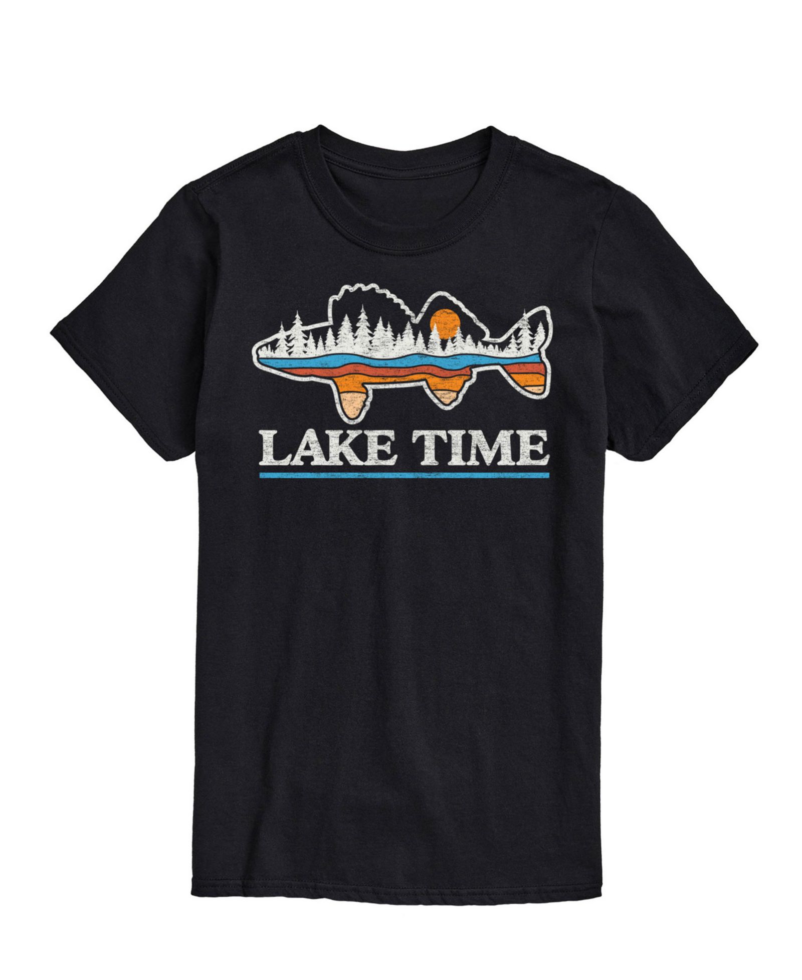AIRWAVES Men's Lake Time Short Sleeve T-Shirt