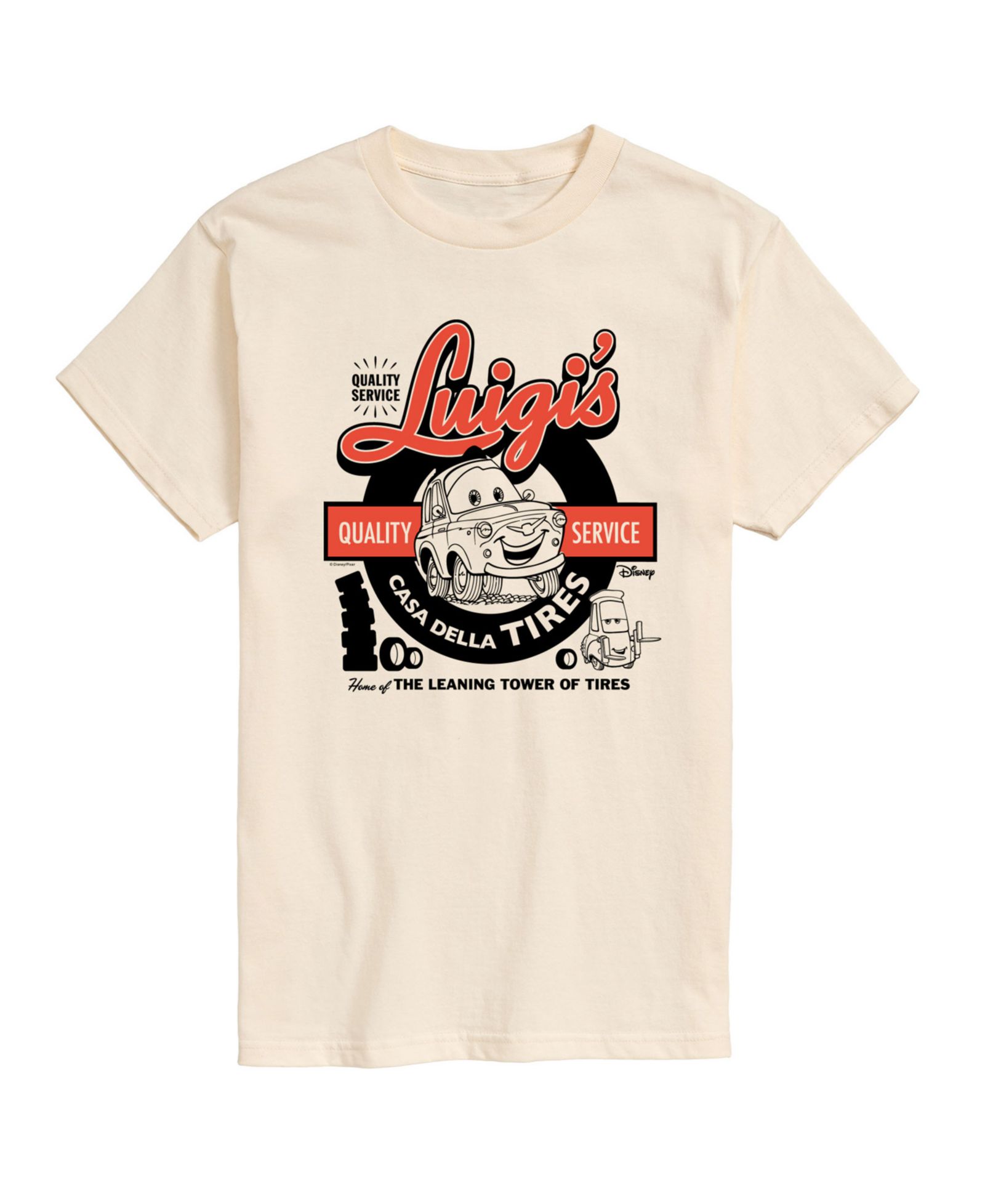 AIRWAVES Men's Disney Cars Luigi's Short Sleeve T-Shirt