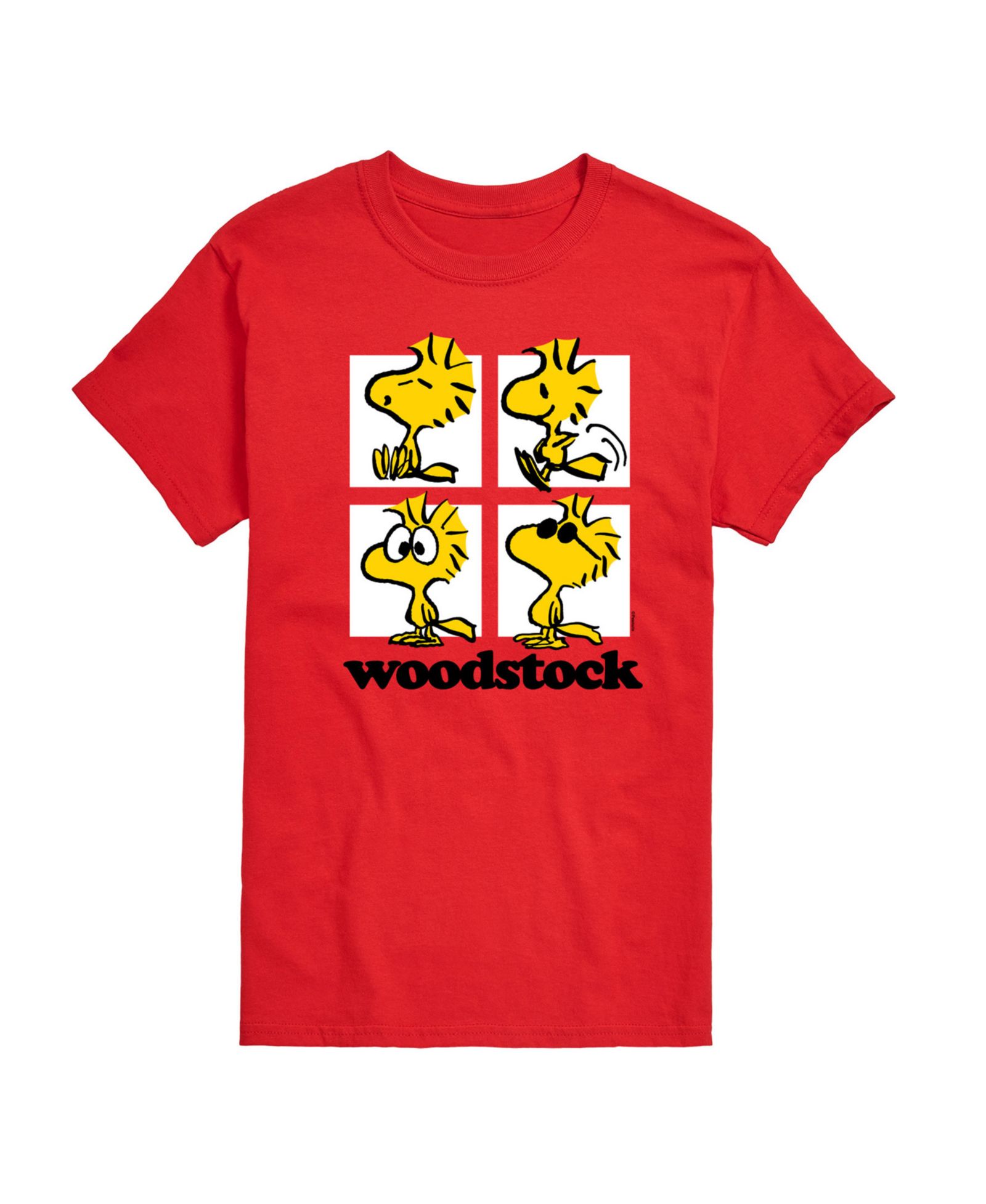 AIRWAVES Men's Peanuts Woodstock Short Sleeve T-Shirt