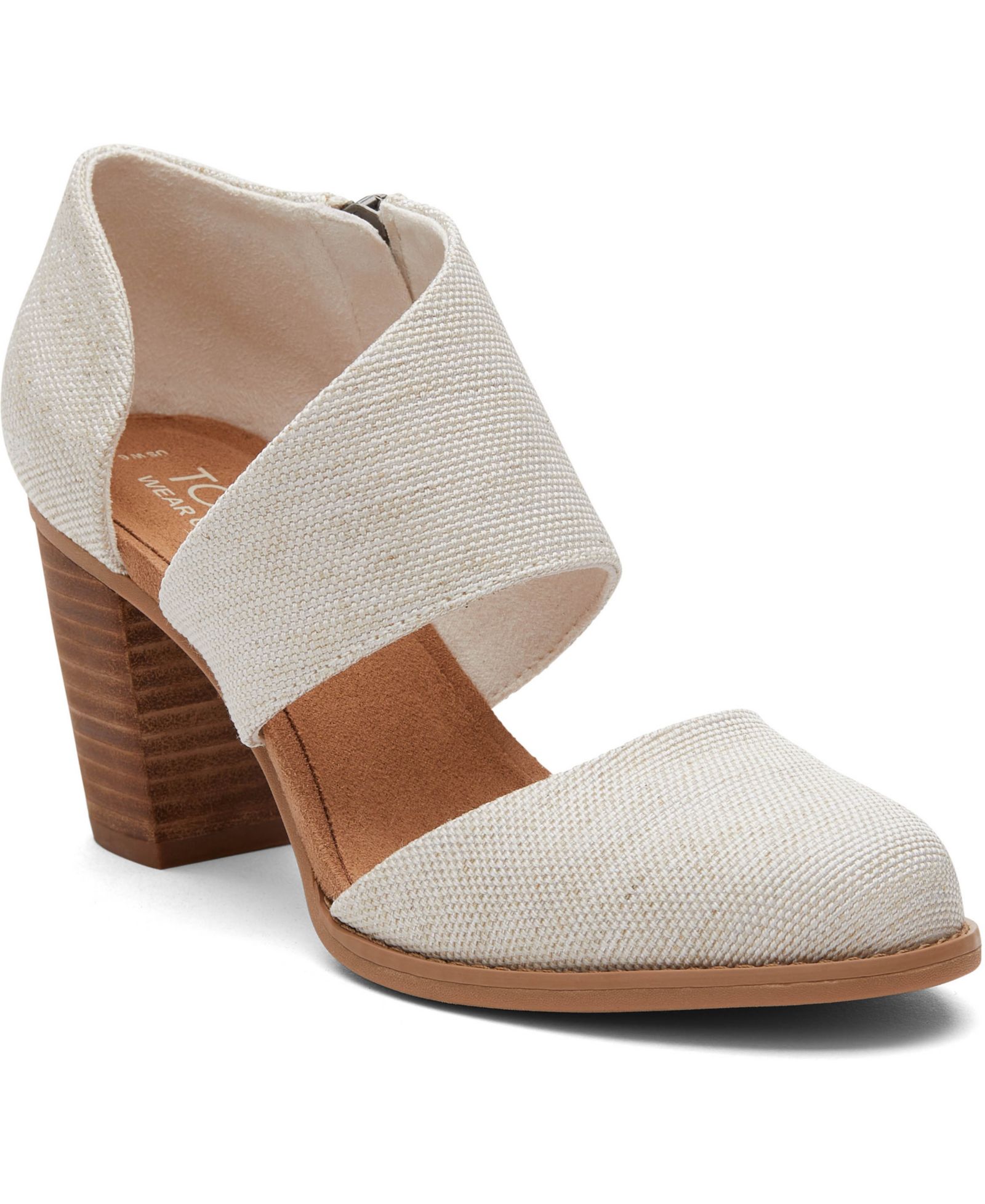 TOMS Women's Milan Closed Toe Heel Sandals