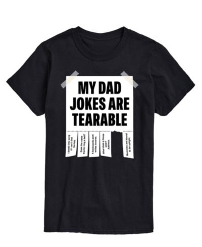 AIRWAVES Мужская футболка с коротким рукавом My Dad Jokes are Tearable