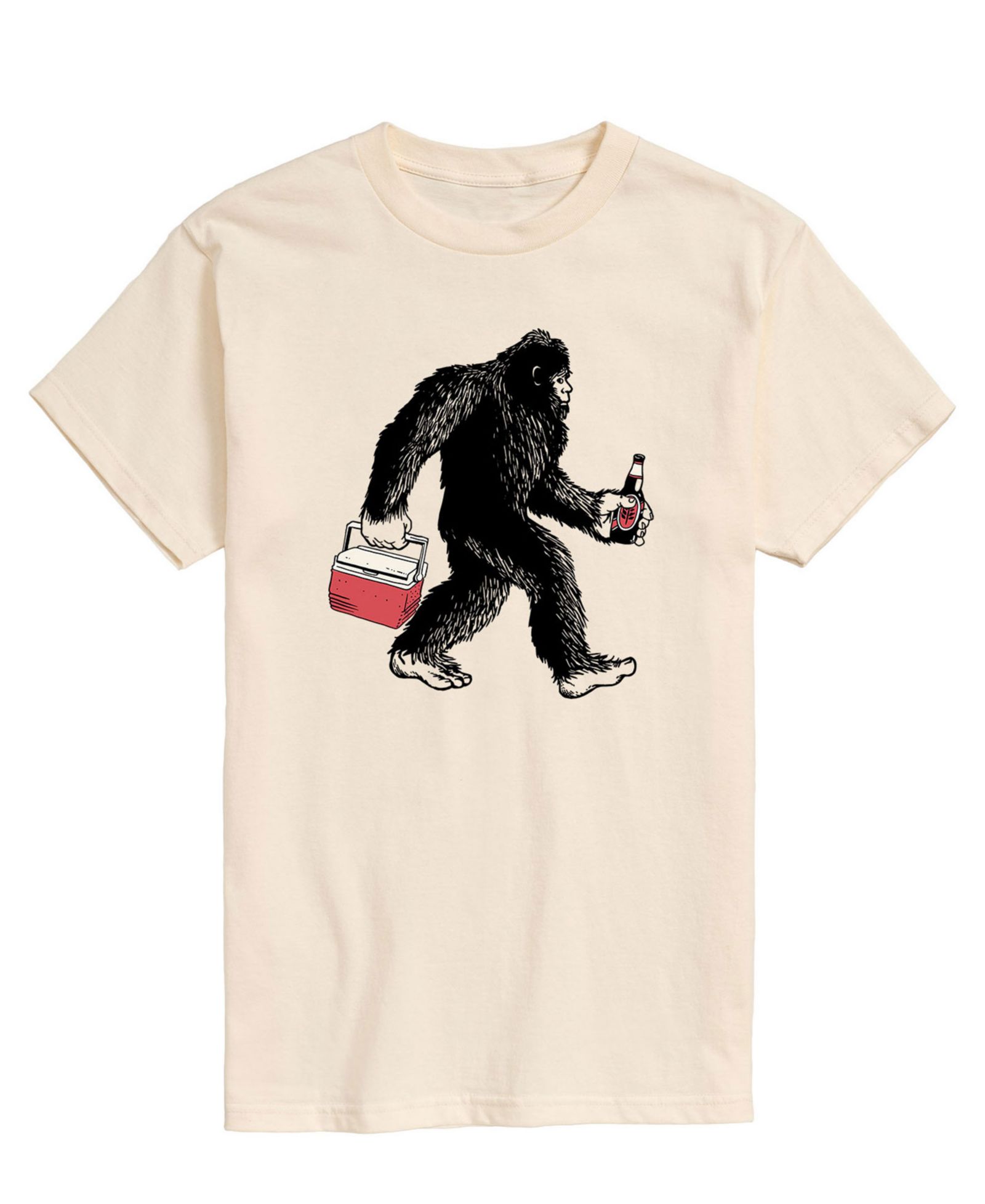 AIRWAVES Men's Americana Sasquatch Cookout Short Sleeve T-Shirt
