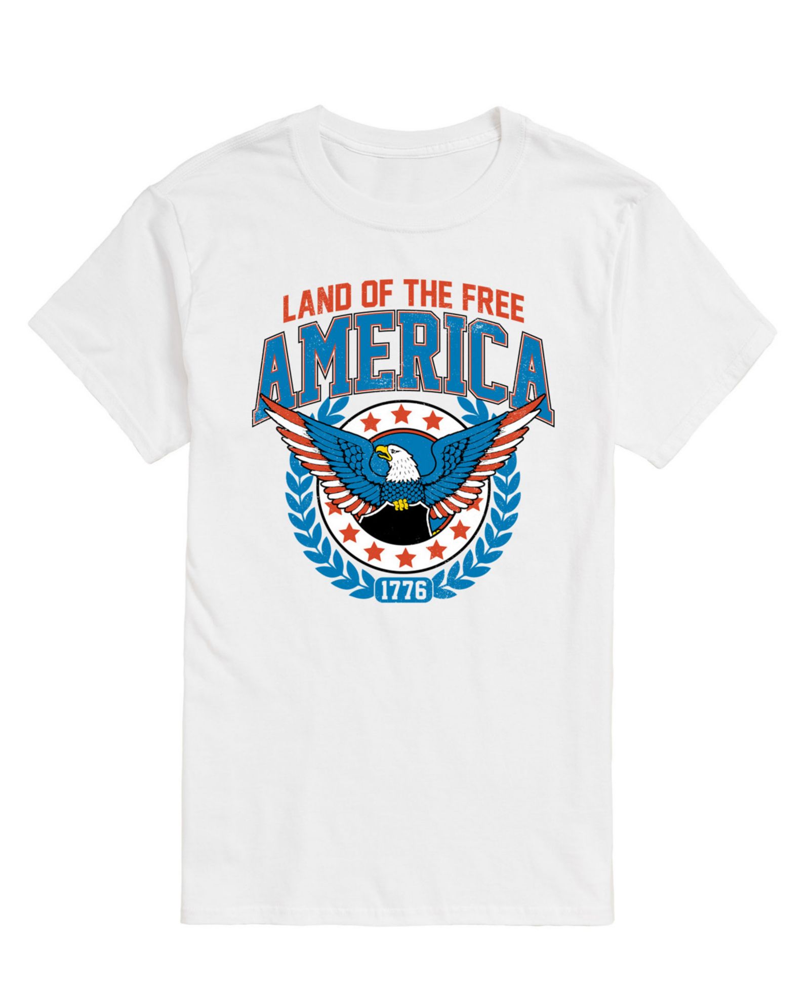 AIRWAVES Men’s Americana Land of The Free Short Sleeve T-Shirt