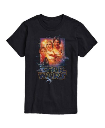 AIRWAVES Мужская футболка Star Wars Luke Skywalker с коротким рукавом