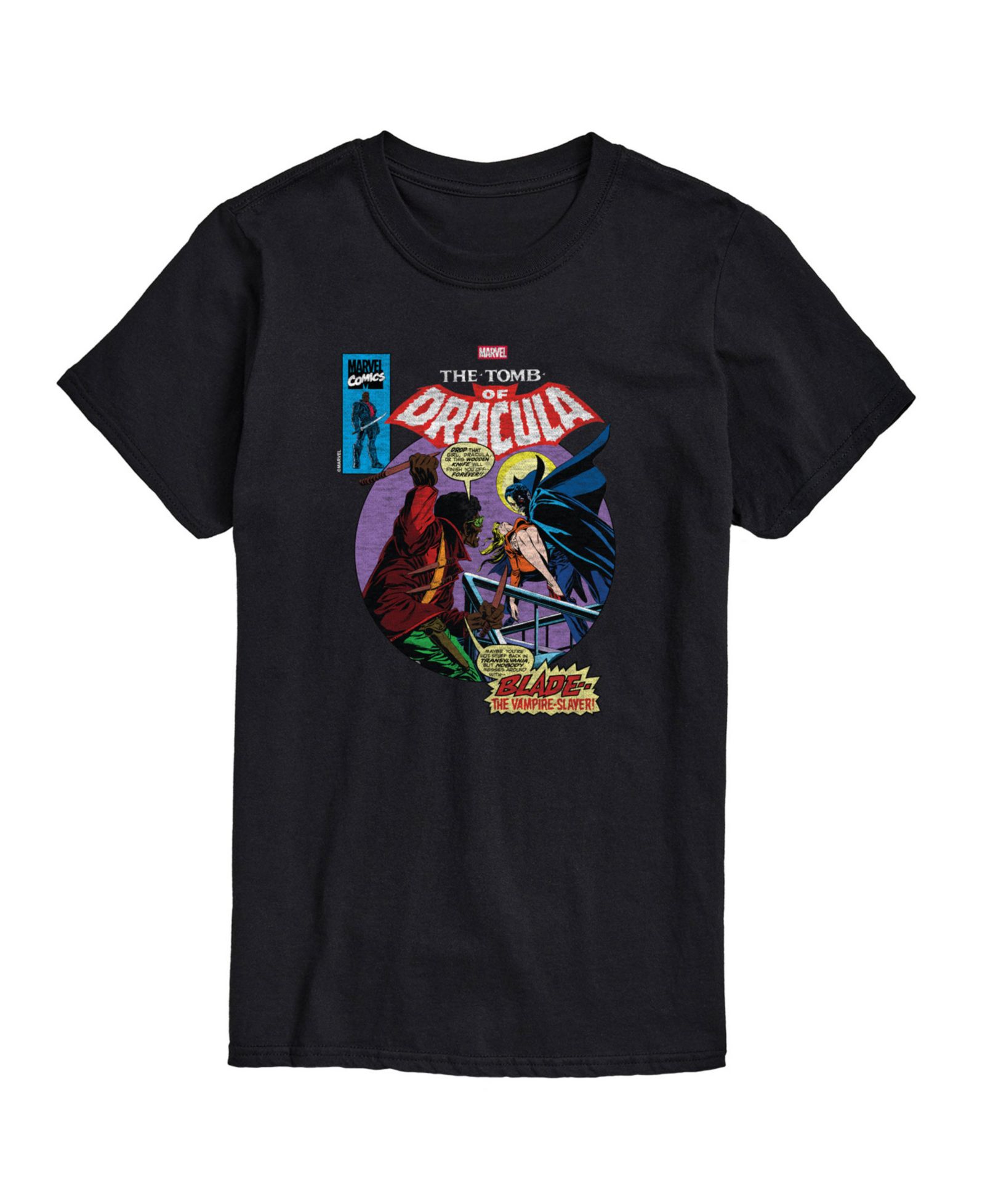 AIRWAVES Men's Marvel Blade Tomb of Dracula Short Sleeve T-Shirt