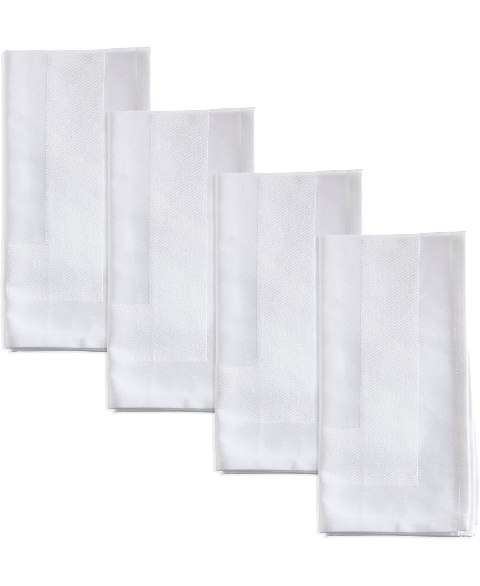 Салфетки Saro Lifestyle Satin Trimmed Damask Cotton 20" x 20"