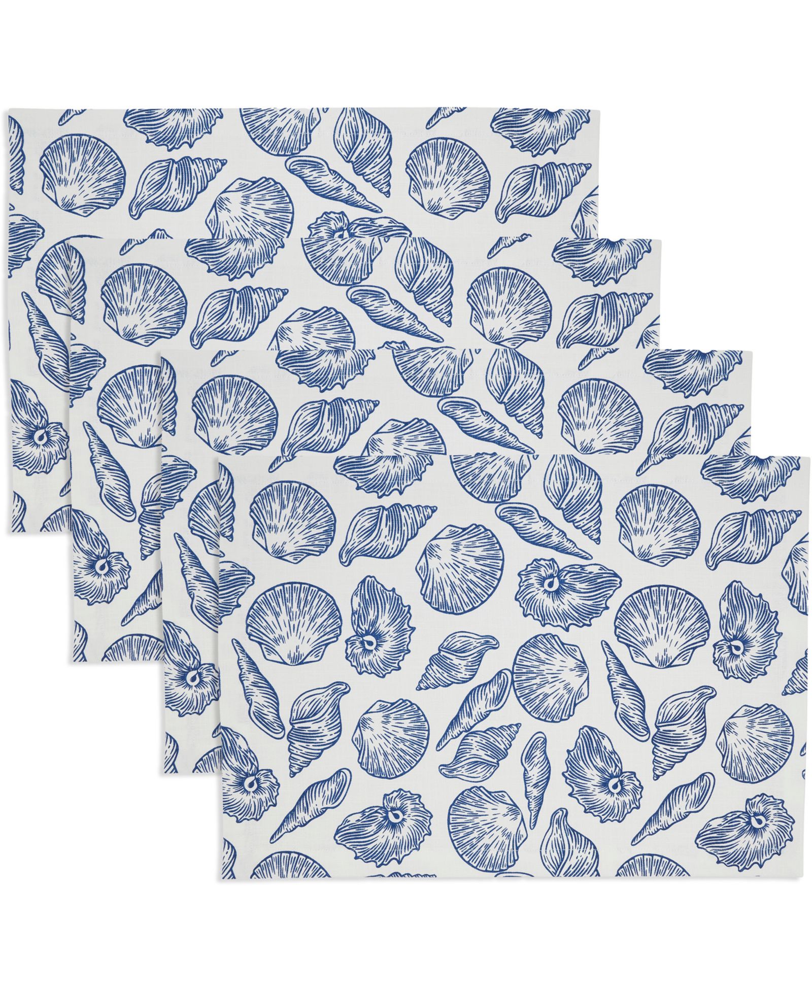 Салфетки хлопковые Saro Lifestyle Seaside Sea Shells 14" x 20"