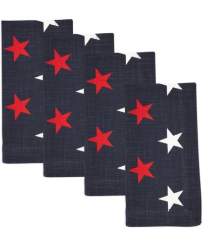 Хлопковые салфетки Saro Lifestyle Patriotic Americana Stars 20" x 20"