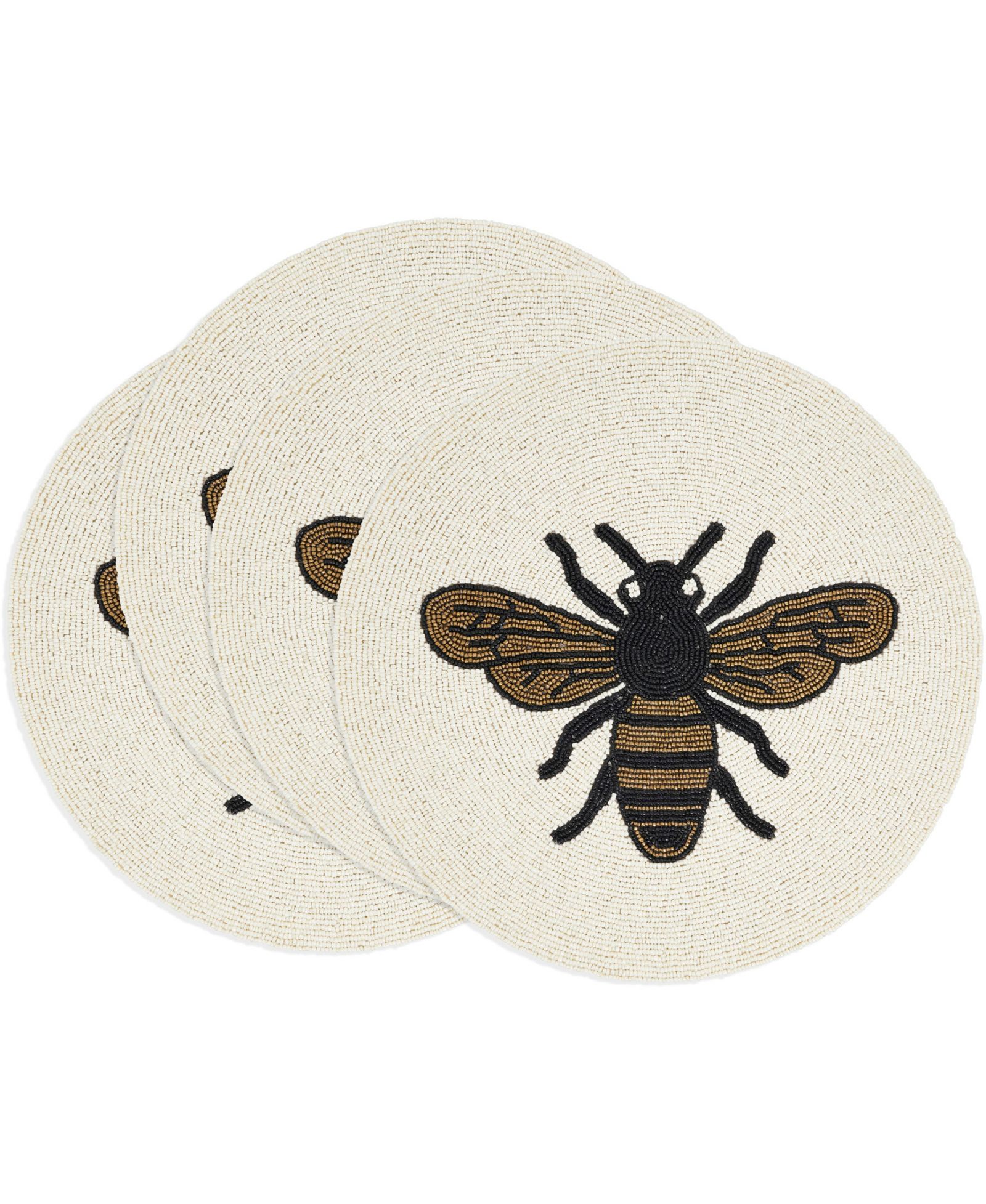Saro Lifestyle подставки под тарелки Honeybee Treasure Beaded 15" Round