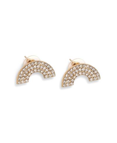 Серьги-гвоздики SOHI Stone Silver
