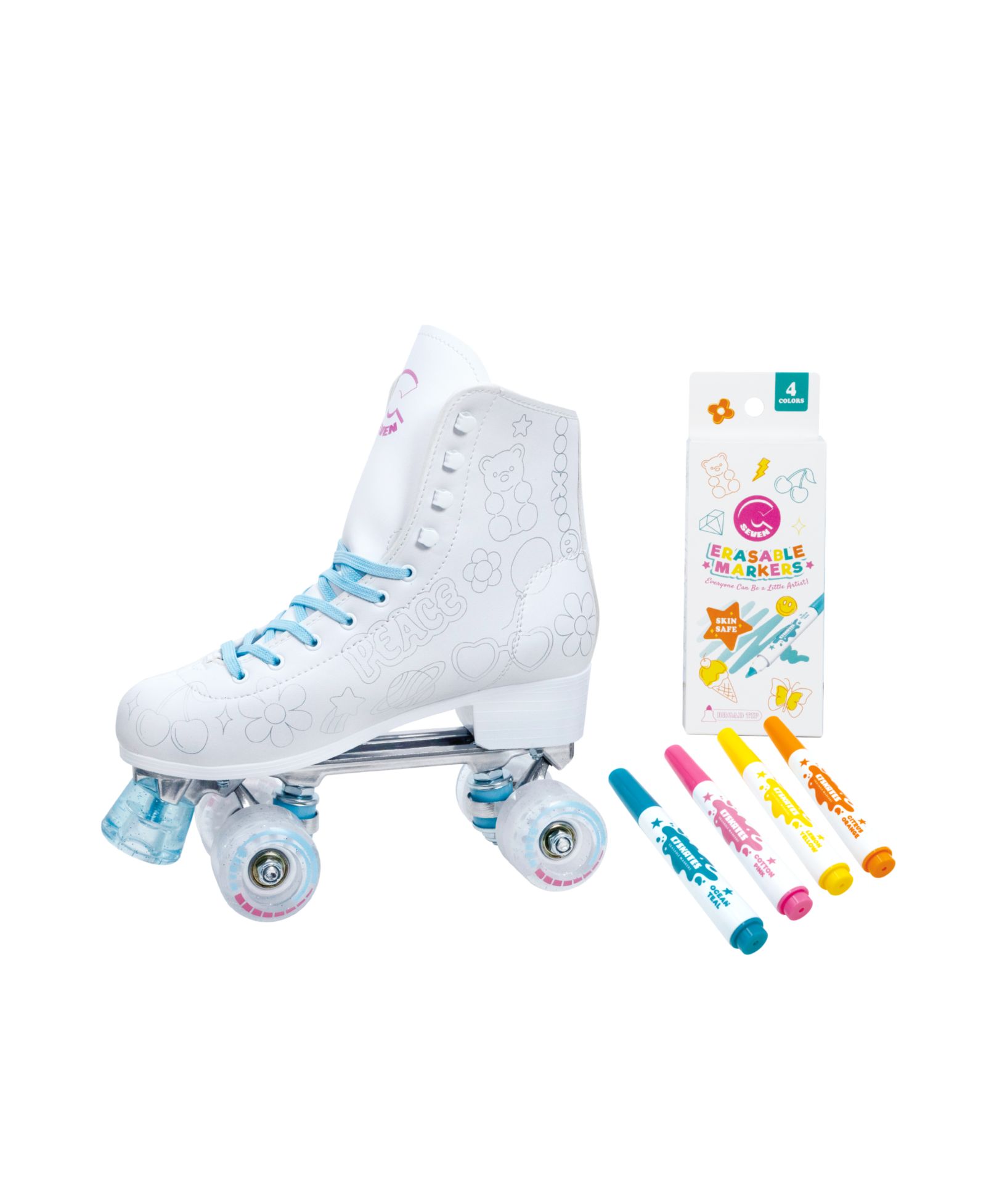 Роликовые коньки C7skates Color Me Quad