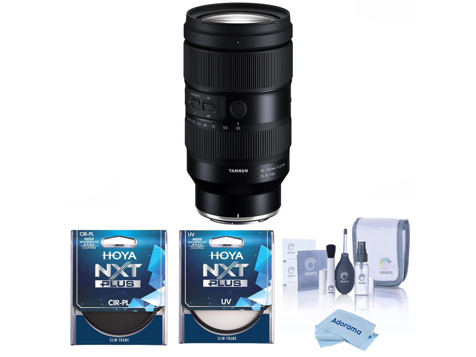 Tamron объектив 35-150mm f/2-2.8 Di III VXD для Nikon Z, фильтры 82mm UV, CPL