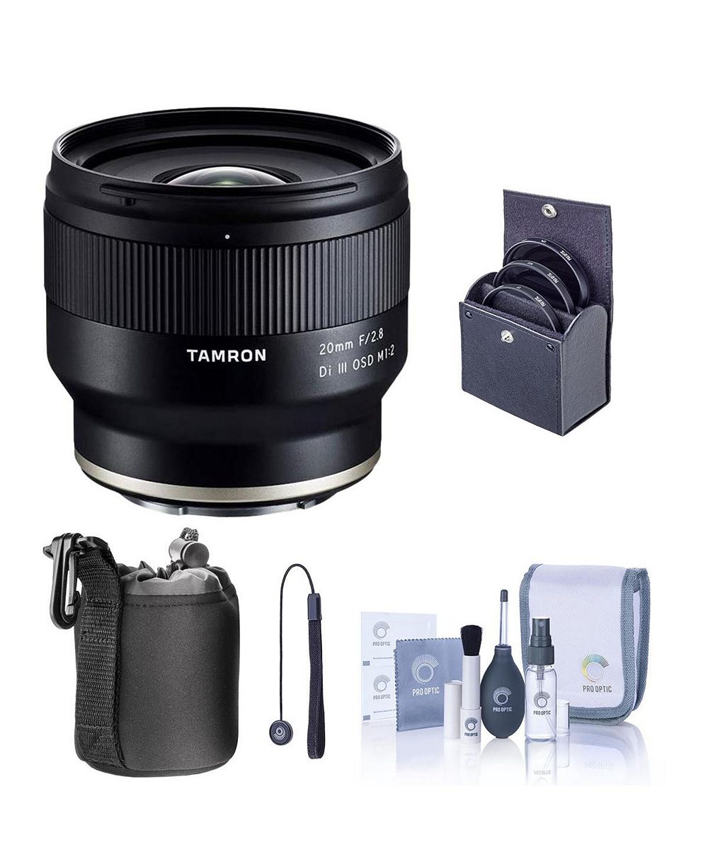 Tamron 20MM f/2.8 DI III OSD Lens for Sony FE with Accessories Kit