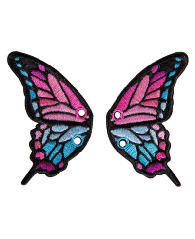 Pink butterfly wing