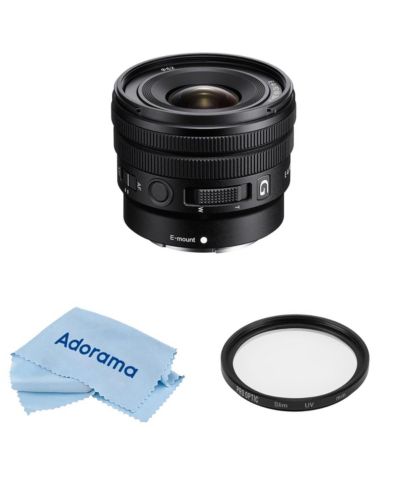 Sony E 10-20mm f/4 Pz G Ultra-wide-angle Power Zoom Lens Bundle for Sony E-Mount