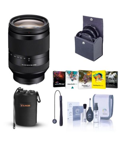 Объектив Sony FE 24-240mm f/3.5-6.3 OSS с набором аксессуаров
