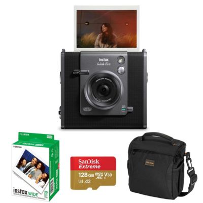 Fujifilm Instax WIDE Evo Hybrid Instant Camera, Bundle with Accessory Kit