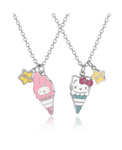 My Melody and Hello Kitty BFF ожерелье для двоих, набор ювелирных изделий, Sanrio Gifts