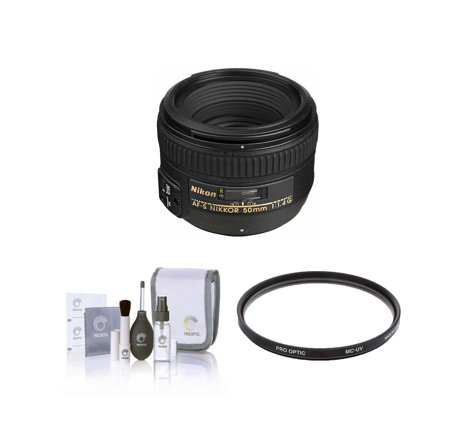 Объектив Nikon 50mm f/1.4G AF-S NIKKOR с набором аксессуаров