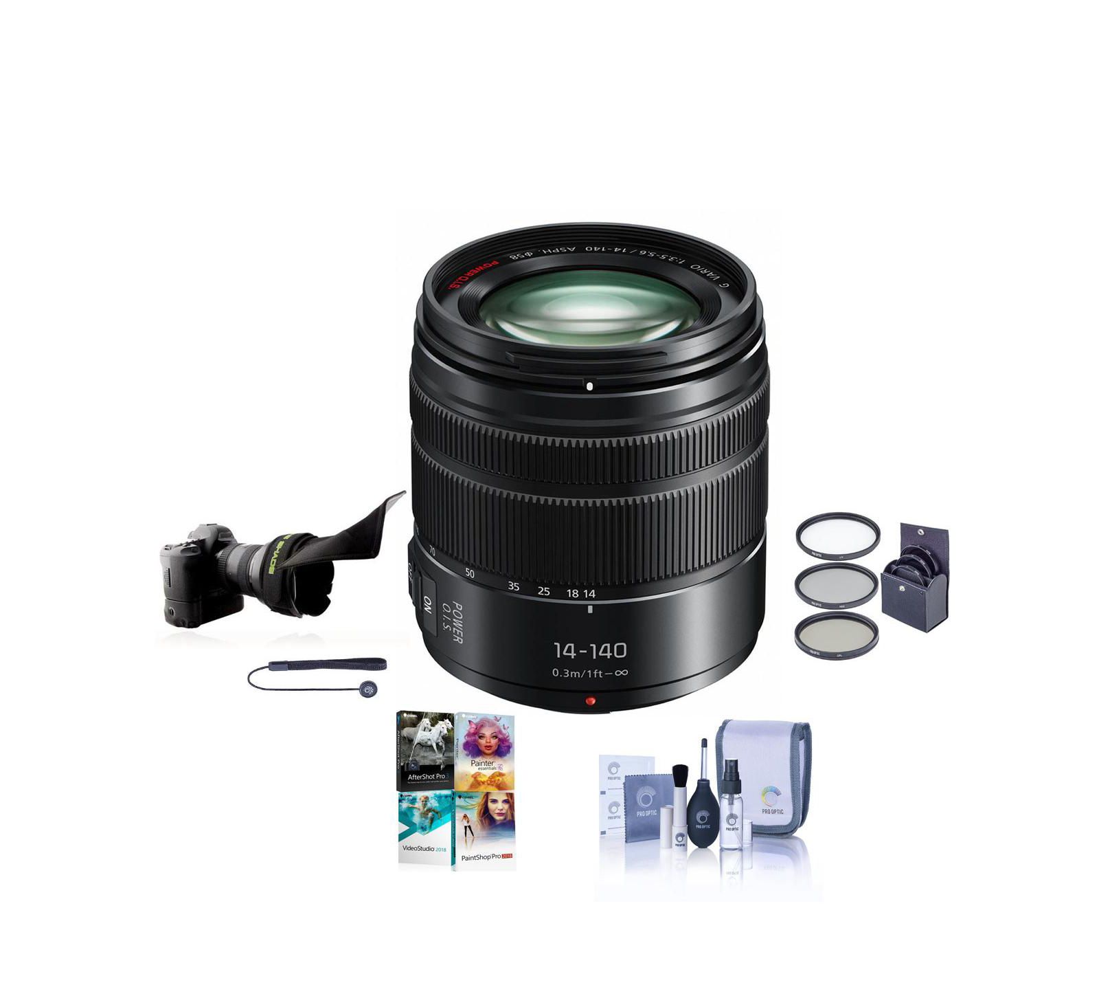 Panasonic LUMIX G Vario 14-140mm f/3.5-5.6 II объектив для MFT с PC Acc Kit