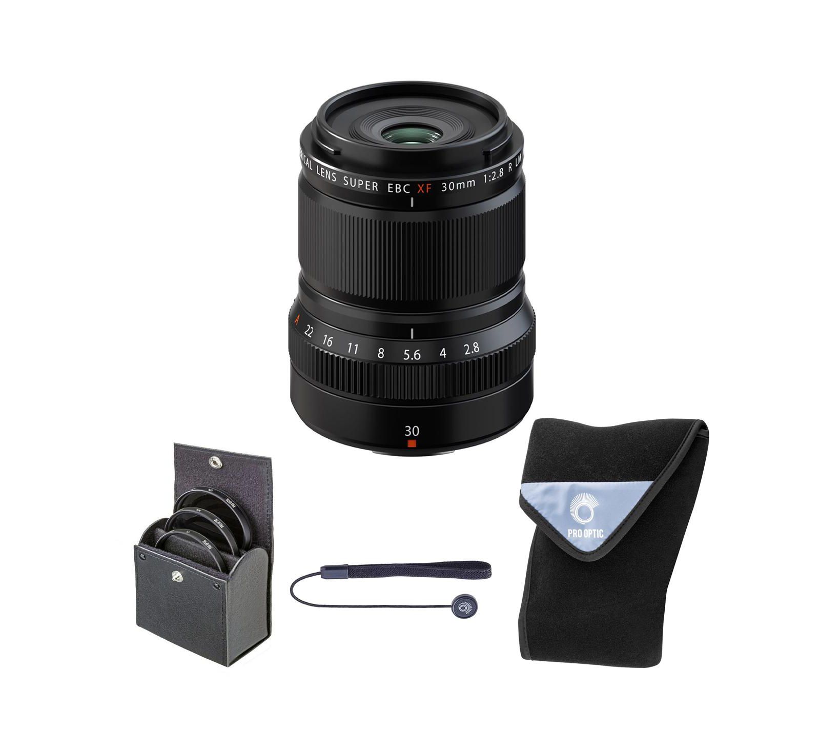Fujifilm XF 30mm f/2.8 R LM WR макрообъектив, Black