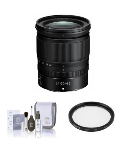 Nikon NIKKOR Z 24-70mm f/4 S Lens with Accessories Kit