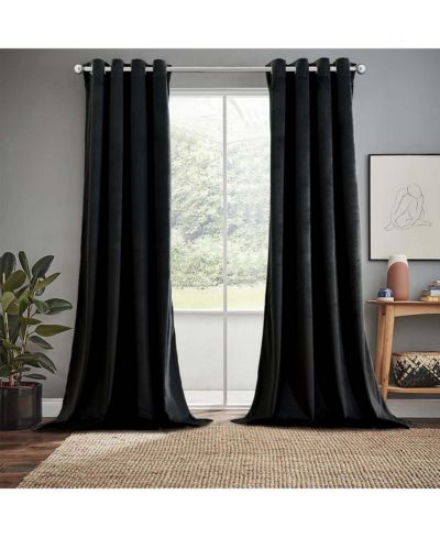 Тяжелые бархатные портьеры Egyptian Linens с люверсами