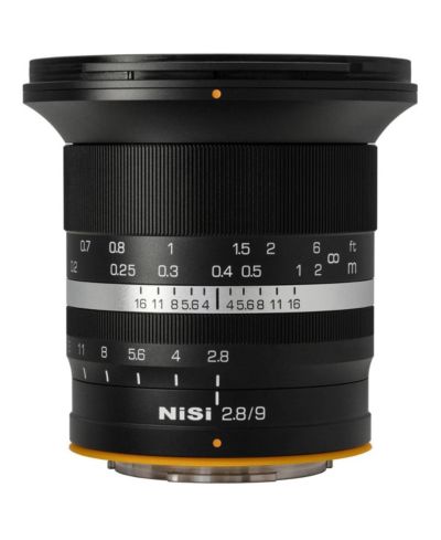 Nisi 9mm f/2.8 Sunstar Aspherical Ultra-Wide-Angle Lens for Canon RF