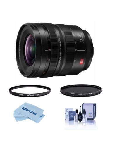 Panasonic LUMIX S PRO 16-35mm f/4 объектив для L Mount, комплект с фильтром Hoya NXT Plus 77mm UV+CPL, набором для чистки и салфеткой