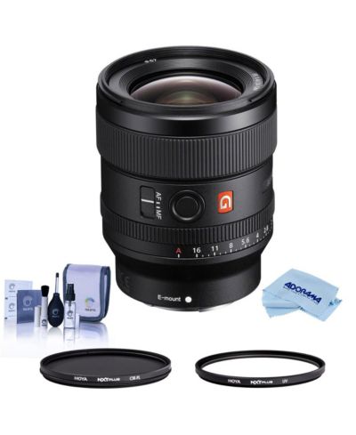 Sony FE 24mm f/1.4 GM объектив для Sony E, комплект с фильтром Hoya NXT Plus 67mm UV+CPL, набором для чистки и салфеткой
