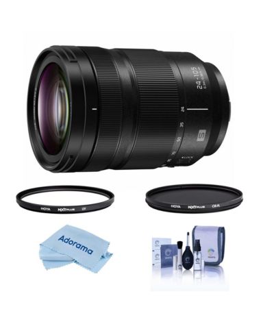 Panasonic LUMIX S 24-105mm f/4 O.I.S. Lens, L Mount w/Hoya 67mm Filter Kit